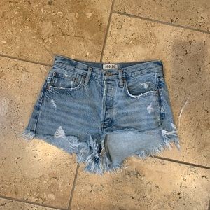 Agolde Parker Denim Shorts